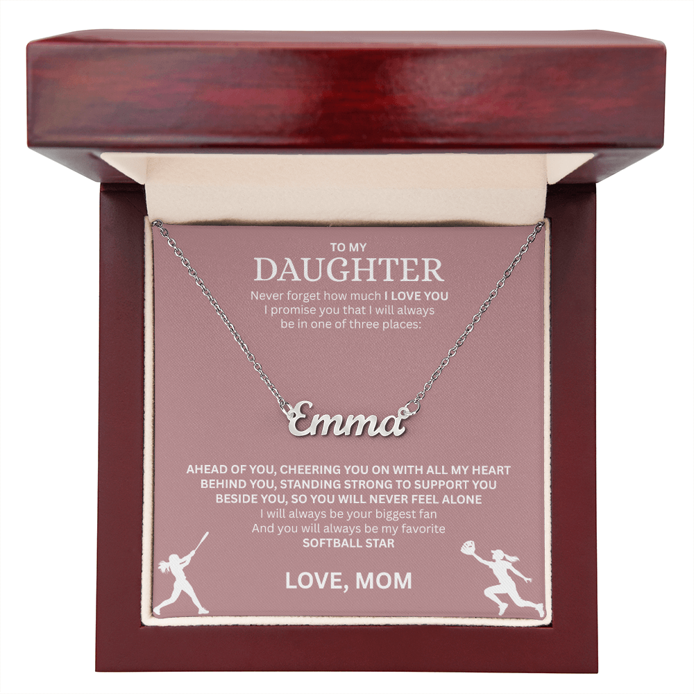 Surprise your Champion with a "Custom Name Necklace"