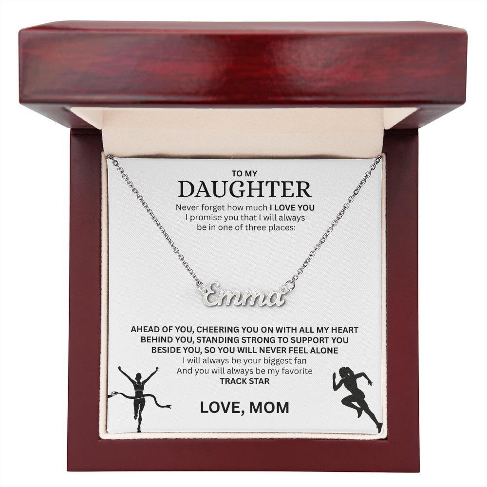 Reward the heart of a winner with a "Custom Name Necklace"