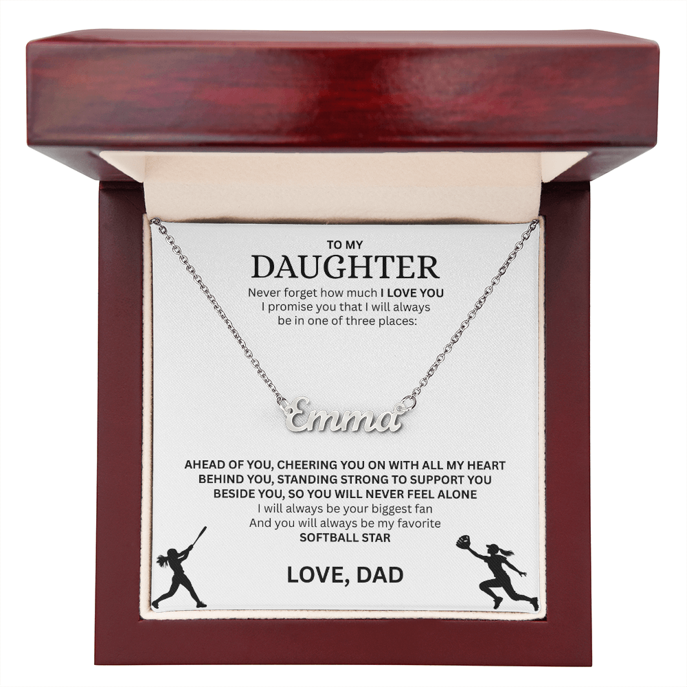 Surprise your Champion with a "Custom Name Necklace"