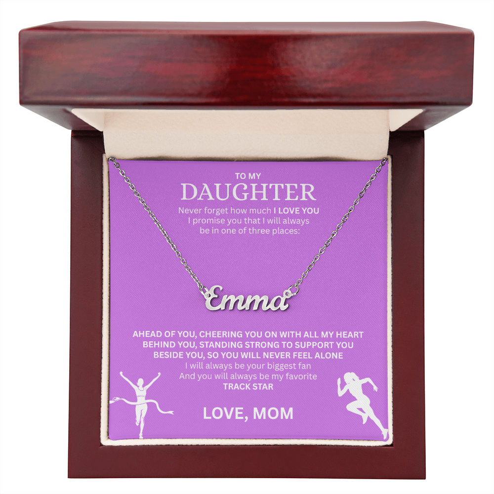 Reward the heart of a winner with a "Custom Name Necklace"