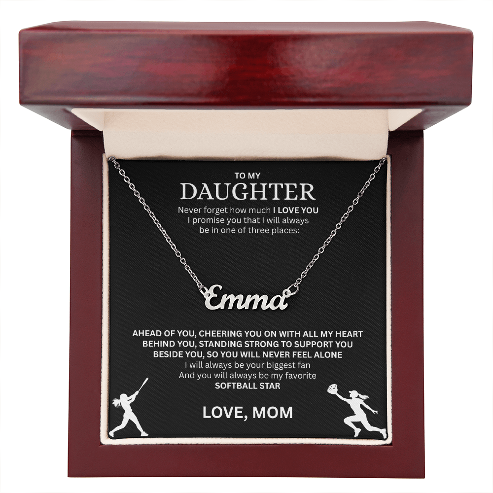 Surprise your Champion with a "Custom Name Necklace"