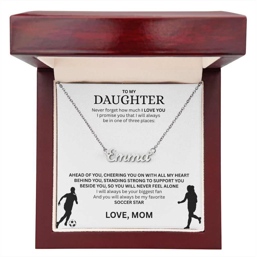 Honor her with this "Custom Name Necklace"