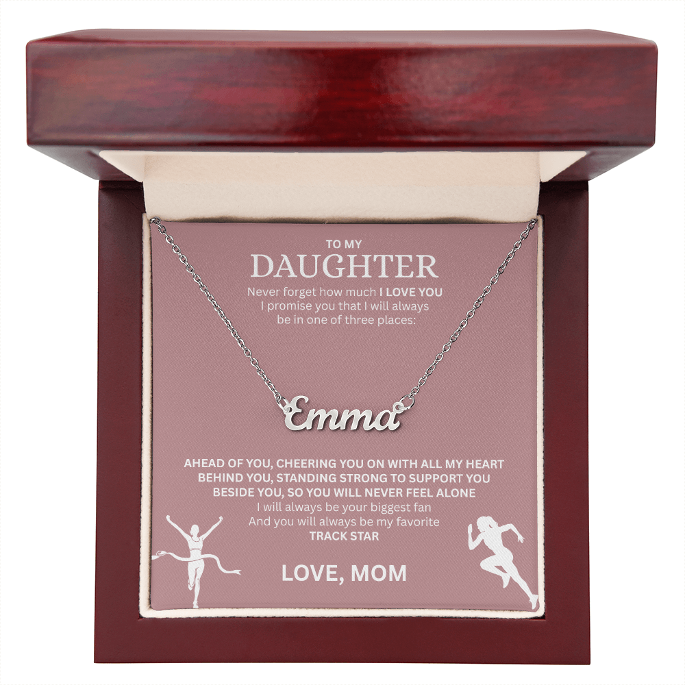 Reward the heart of a winner with a "Custom Name Necklace"