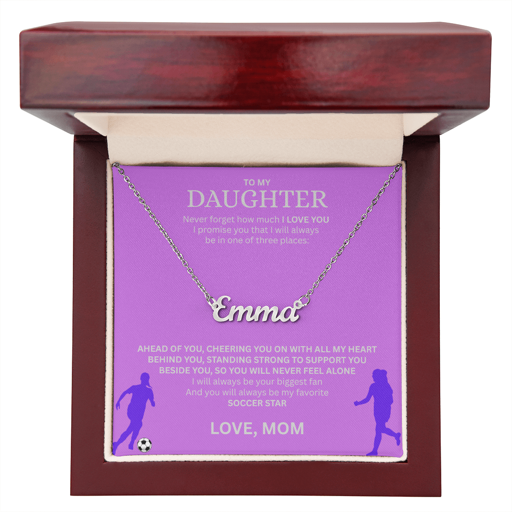 Honor her with this "Custom Name Necklace"