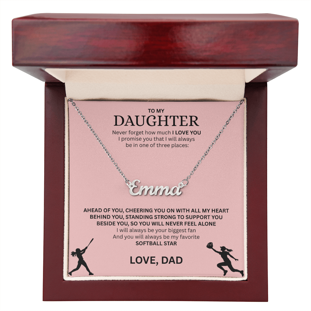 Surprise your Champion with a "Custom Name Necklace"