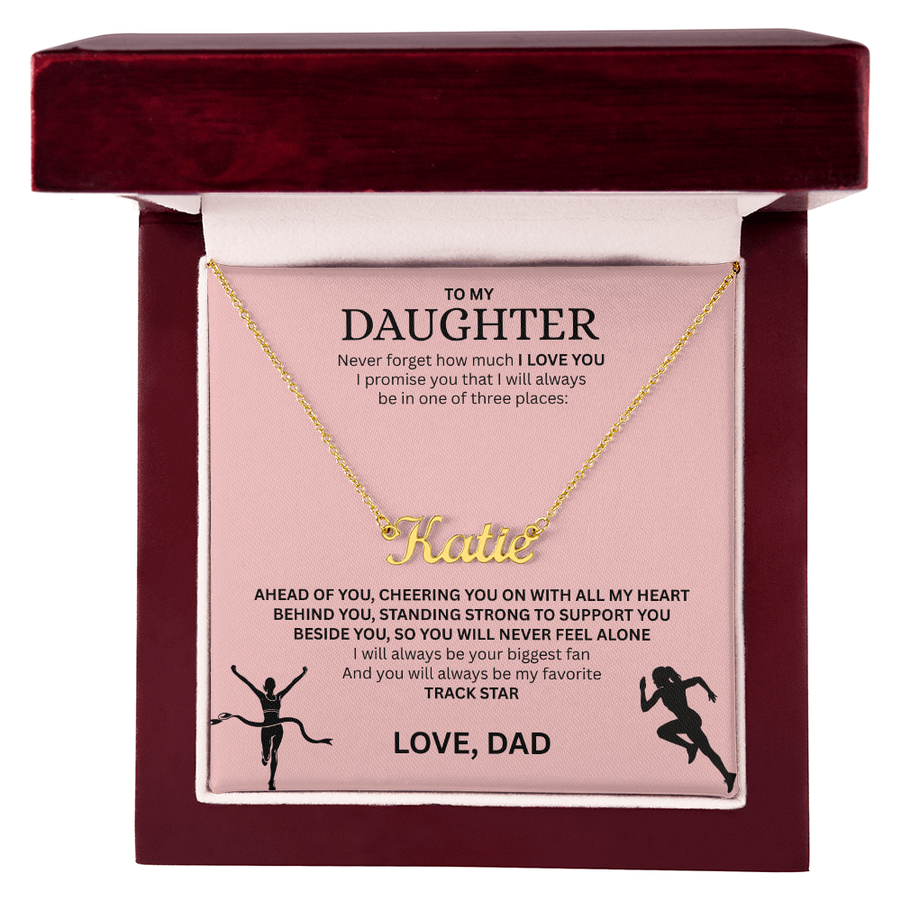 Reward the heart of a winner with a "Custom Name Necklace"