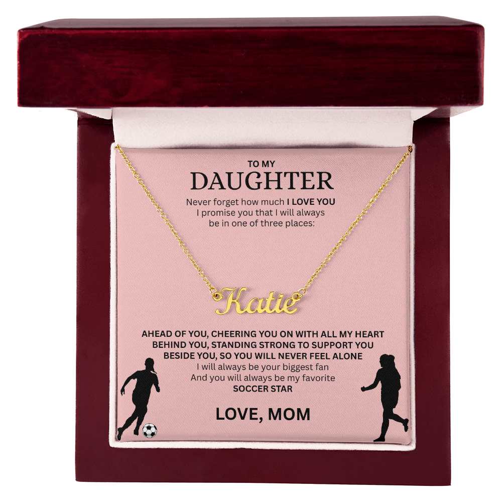 Honor her with this "Custom Name Necklace"