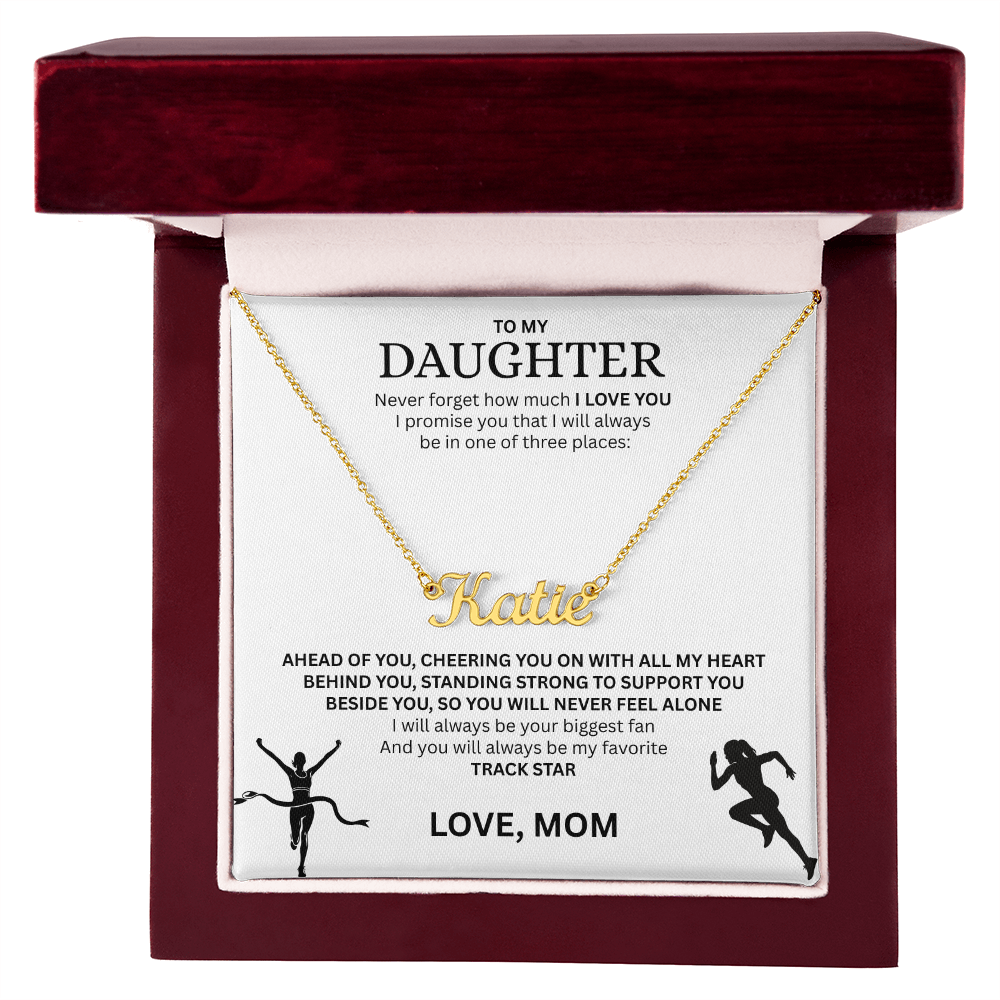 Reward the heart of a winner with a "Custom Name Necklace"