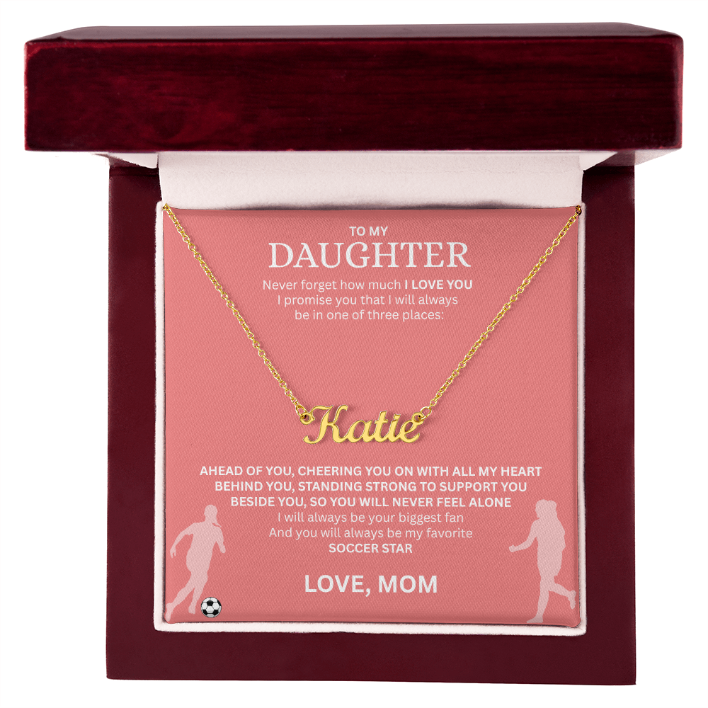 Honor her with this "Custom Name Necklace"