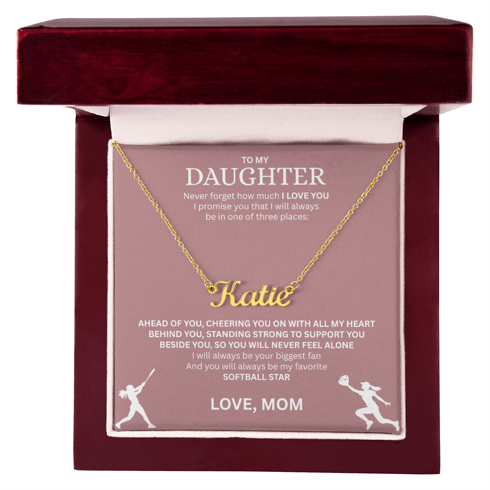 Surprise your Champion with a "Custom Name Necklace"