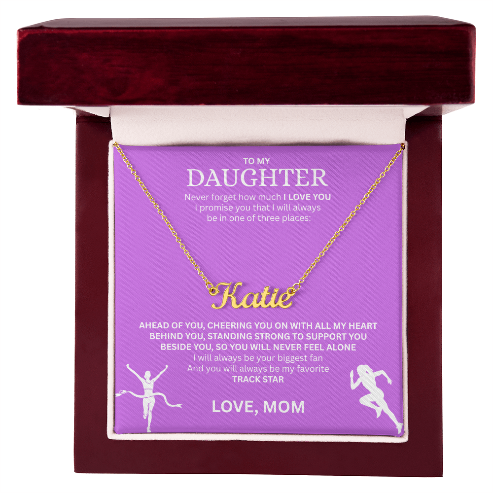 Reward the heart of a winner with a "Custom Name Necklace"