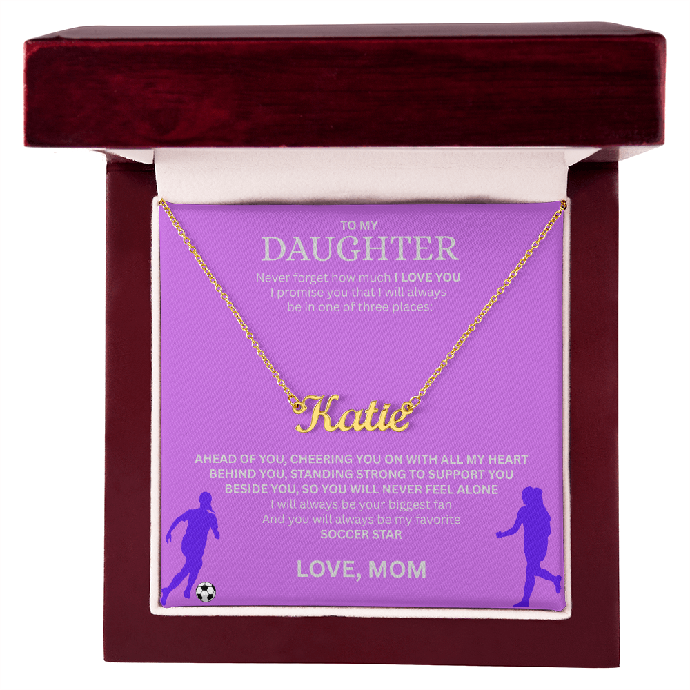Honor her with this "Custom Name Necklace"