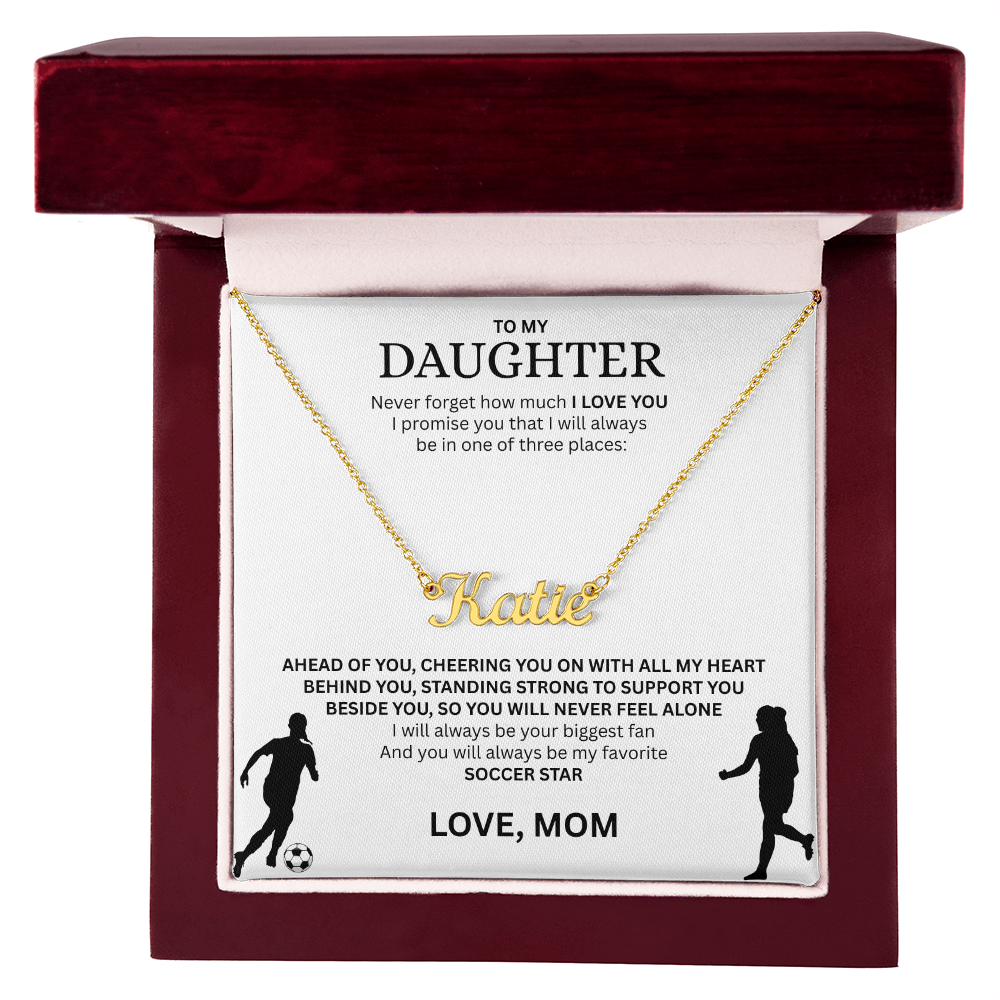 Honor her with this "Custom Name Necklace"