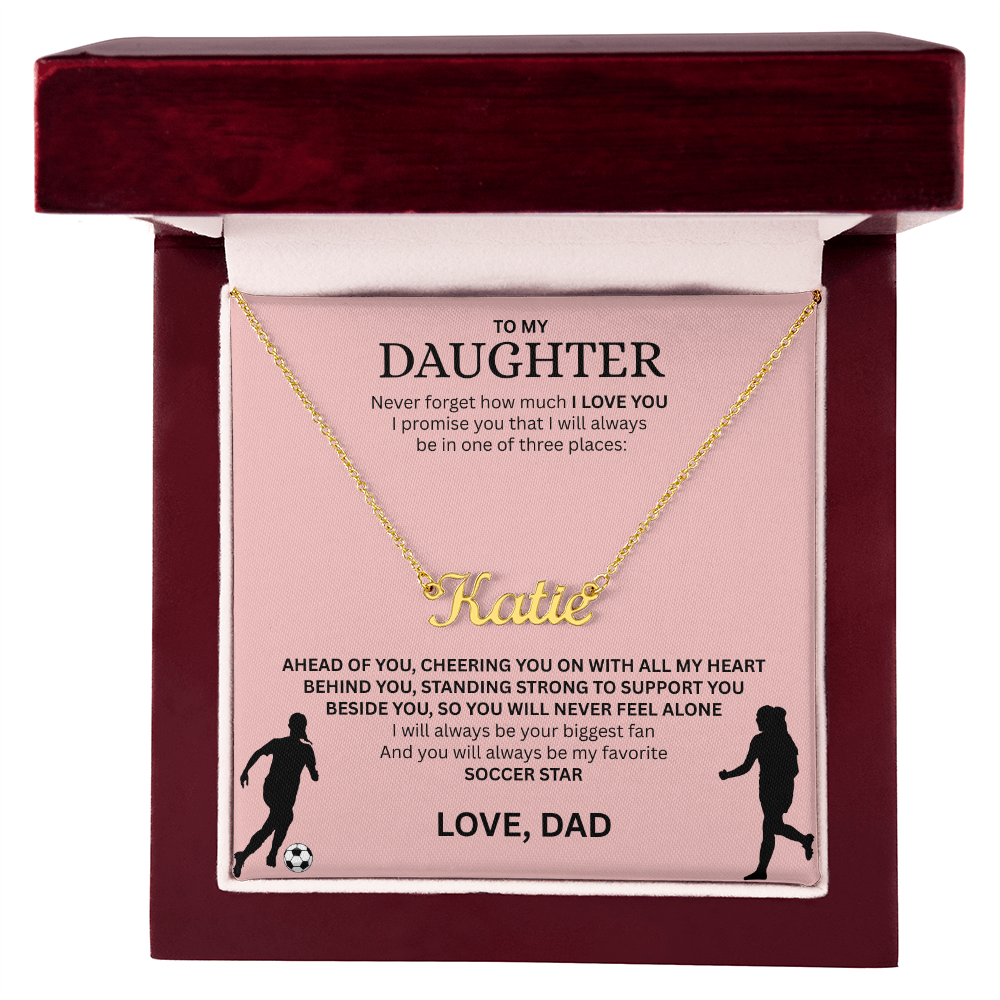 Honor her with this "Custom Name Necklace"