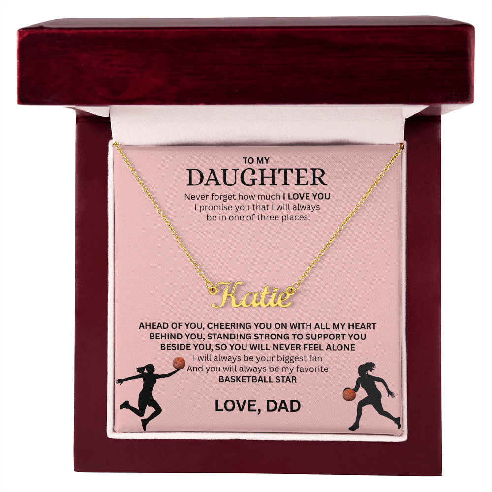 Personalize this "Custom Name Necklace" for your star player