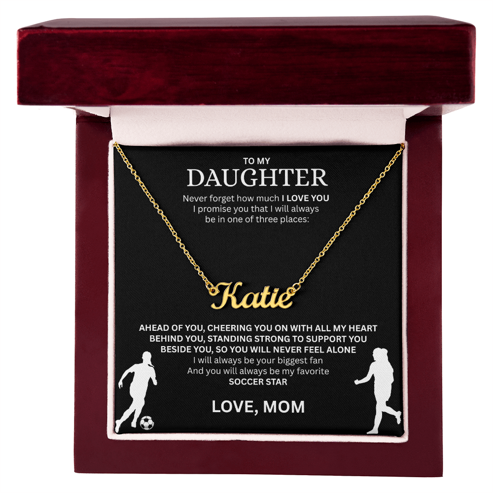 Honor her with this "Custom Name Necklace"