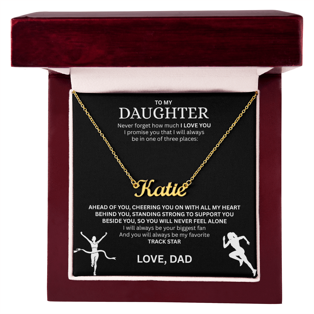 Reward the heart of a winner with a "Custom Name Necklace"