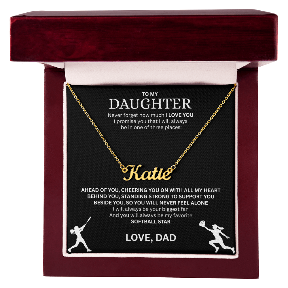 Surprise your Champion with a "Custom Name Necklace"