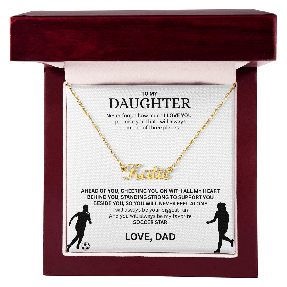 Honor her with this "Custom Name Necklace"