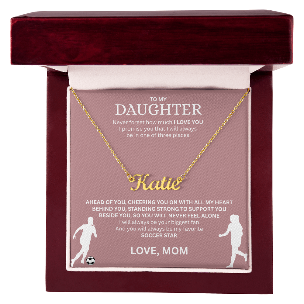 Honor her with this "Custom Name Necklace"