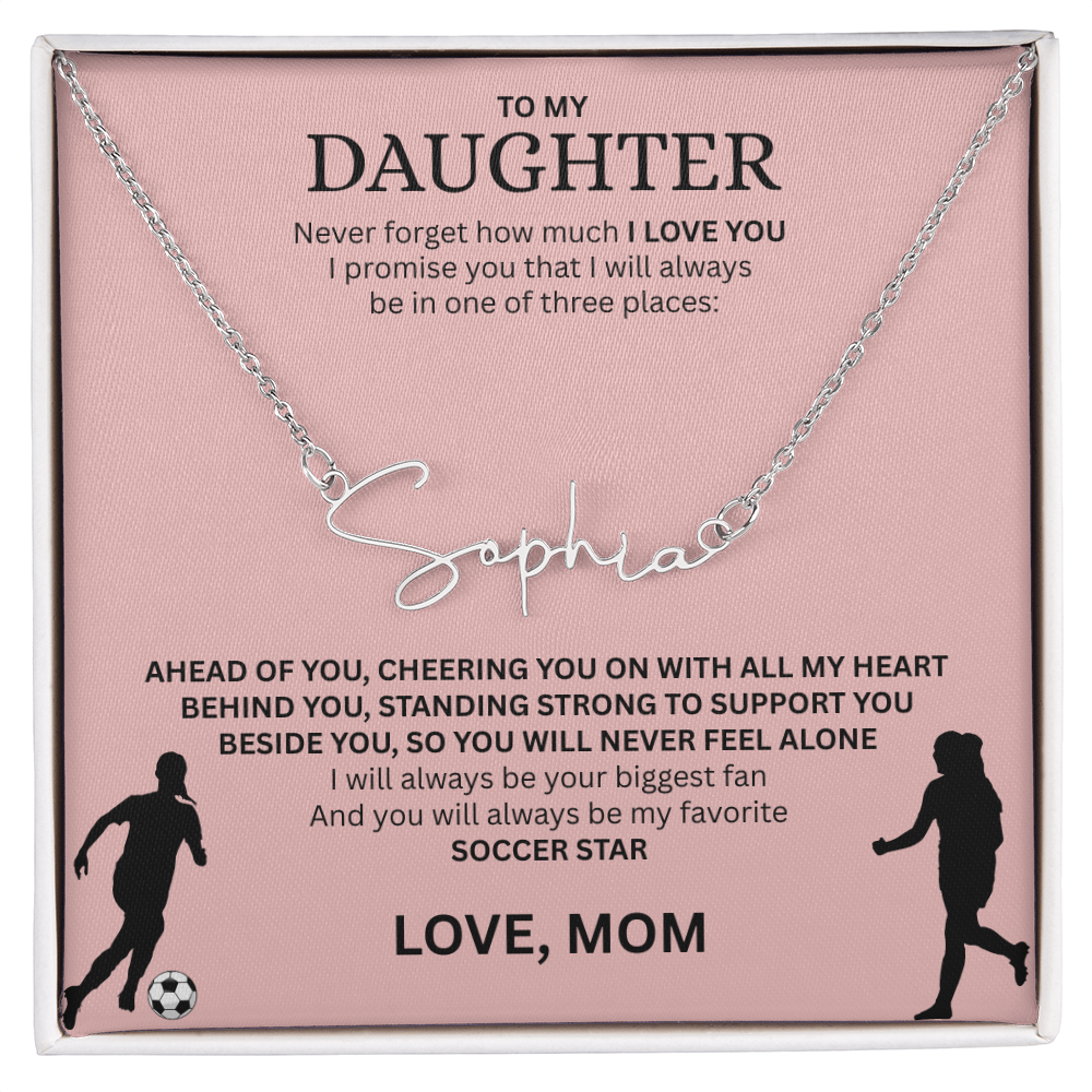 Recognize her greatness with a "Signature Name Necklace"
