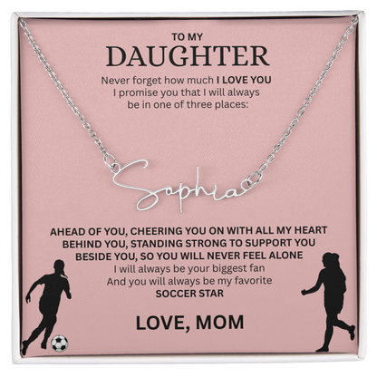 Recognize her greatness with a "Signature Name Necklace"