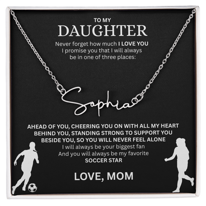 Recognize her greatness with a "Signature Name Necklace"