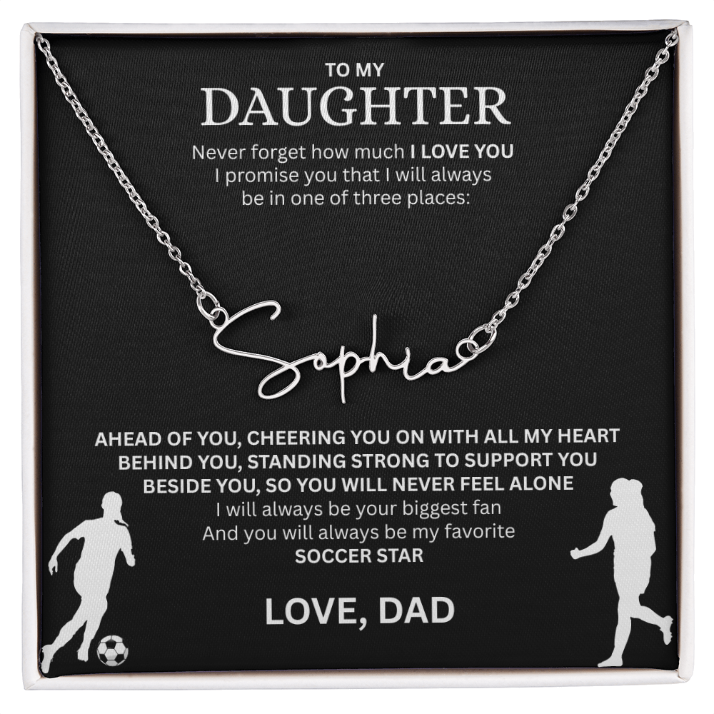 Recognize her greatness with a "Signature Name Necklace"