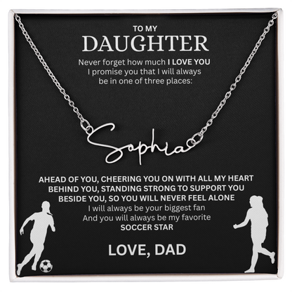 Recognize her greatness with a "Signature Name Necklace"