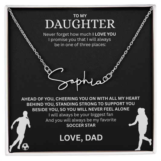 Recognize her greatness with a "Signature Name Necklace"