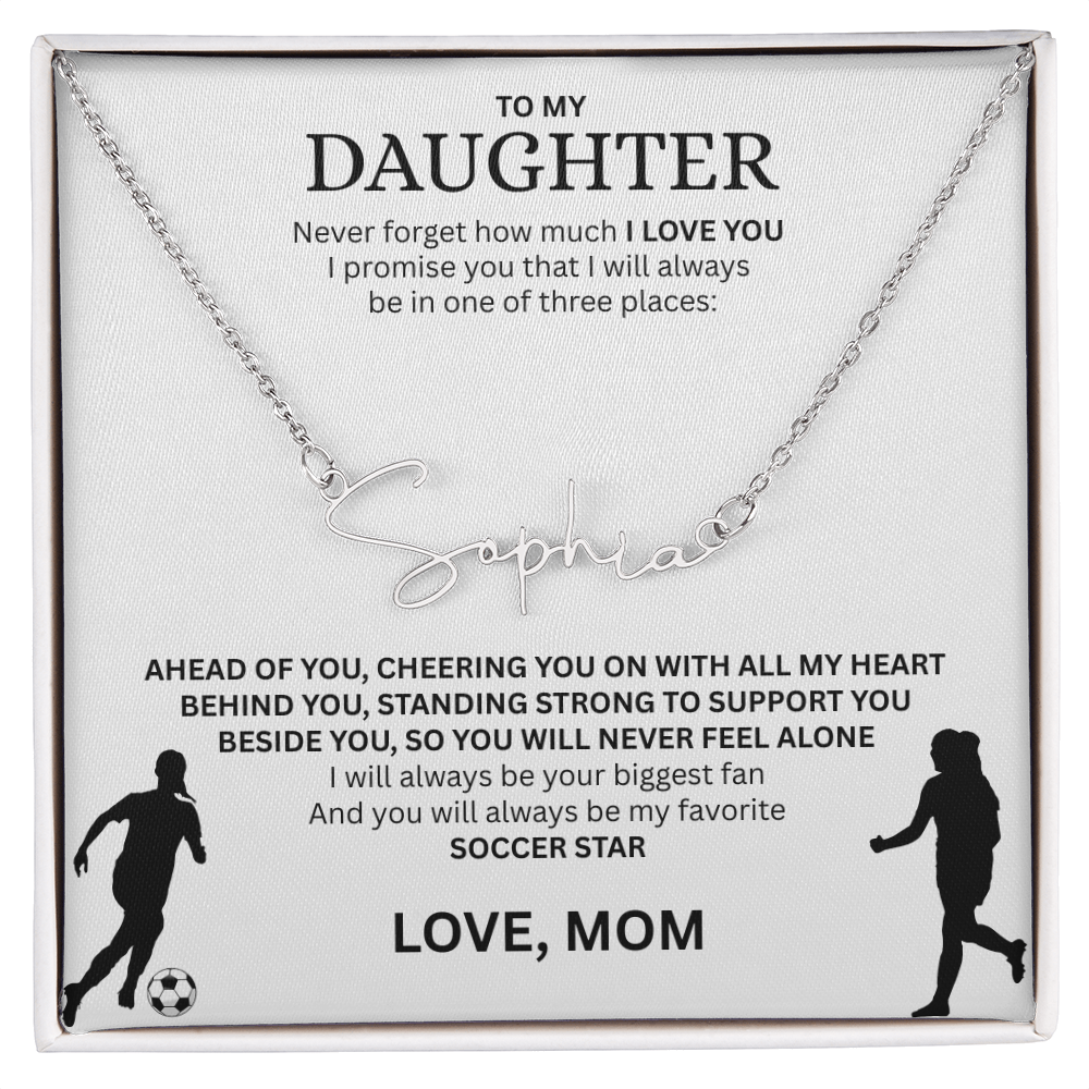 Recognize her greatness with a "Signature Name Necklace"