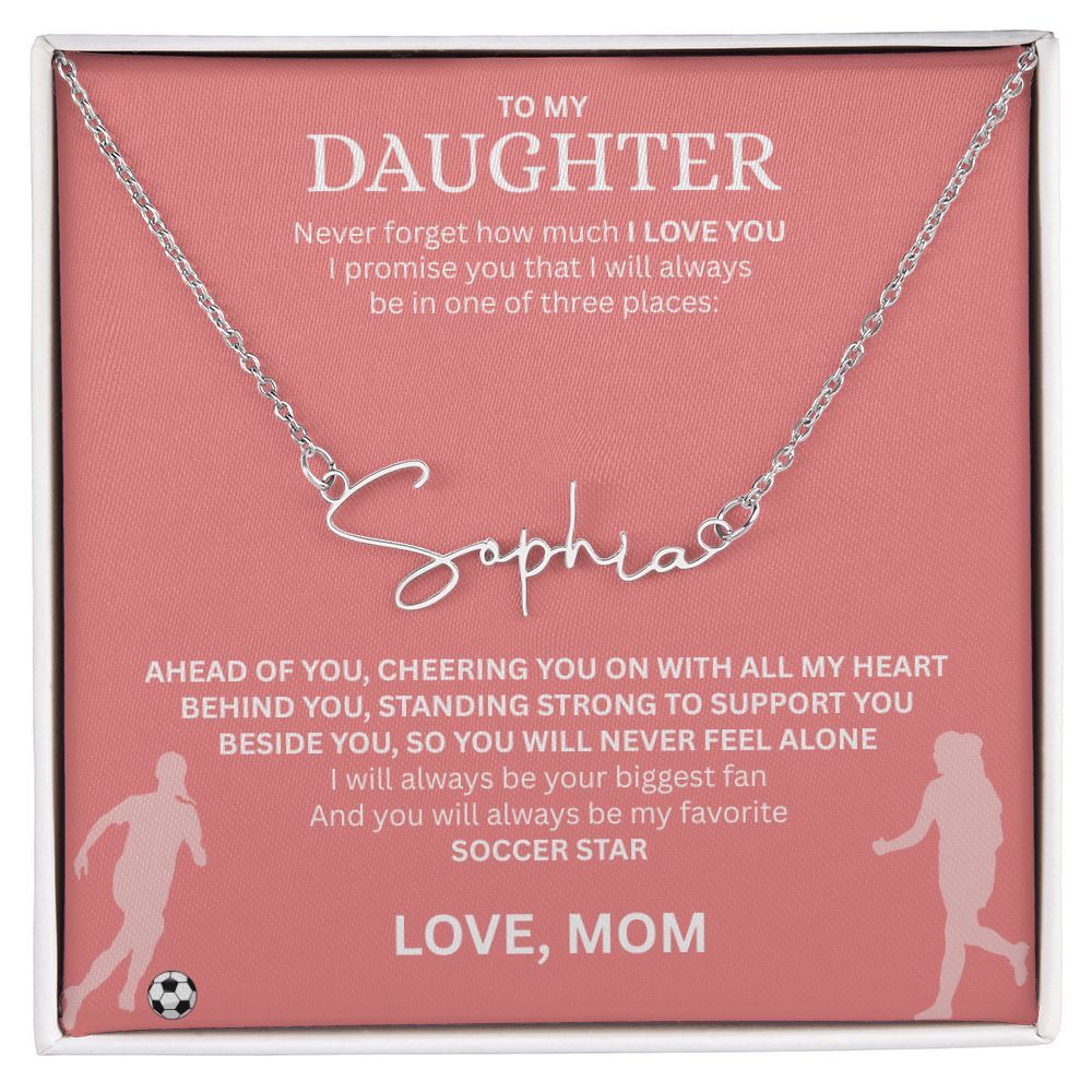 Recognize her greatness with a "Signature Name Necklace"