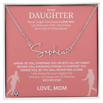 Recognize her greatness with a "Signature Name Necklace"