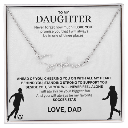 Recognize her greatness with a "Signature Name Necklace"