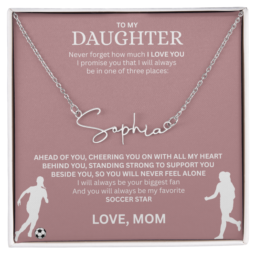 Recognize her greatness with a "Signature Name Necklace"