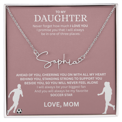 Recognize her greatness with a "Signature Name Necklace"