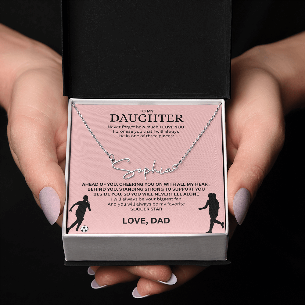 Recognize her greatness with a "Signature Name Necklace"