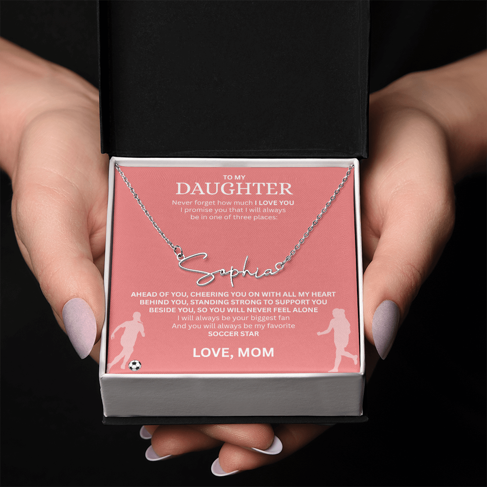 Recognize her greatness with a "Signature Name Necklace"