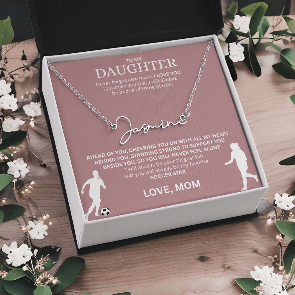 Recognize her greatness with a "Signature Name Necklace"