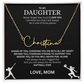 Shine a light on her success with this "Signature Name Necklace"