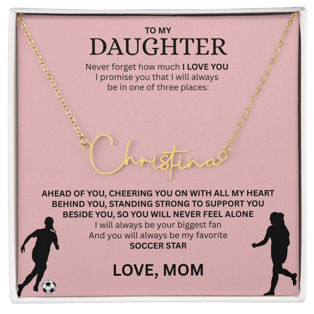 Recognize her greatness with a "Signature Name Necklace"