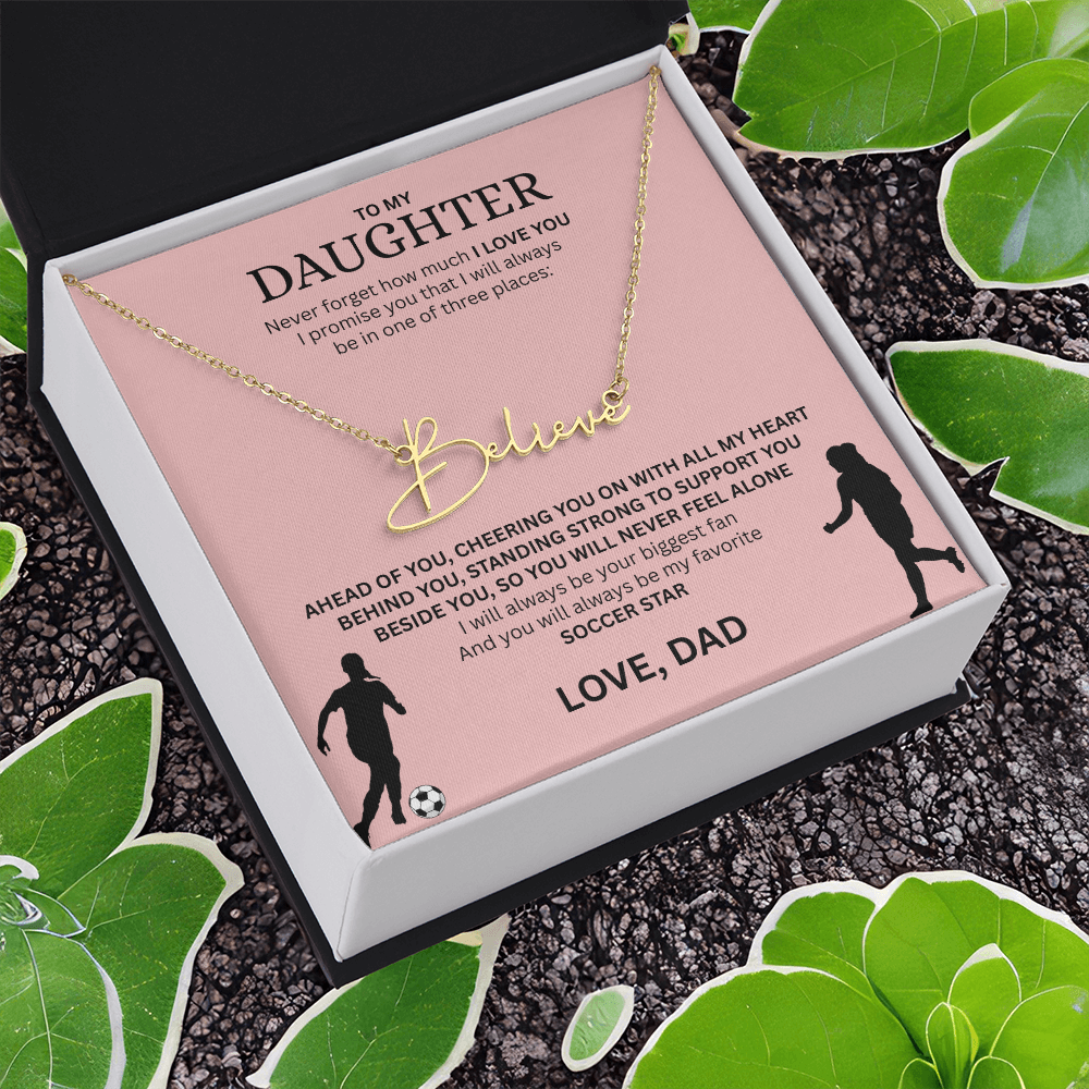 Recognize her greatness with a "Signature Name Necklace"
