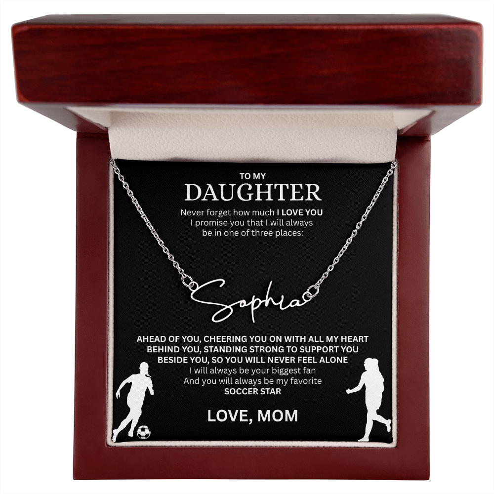 Recognize her greatness with a "Signature Name Necklace"