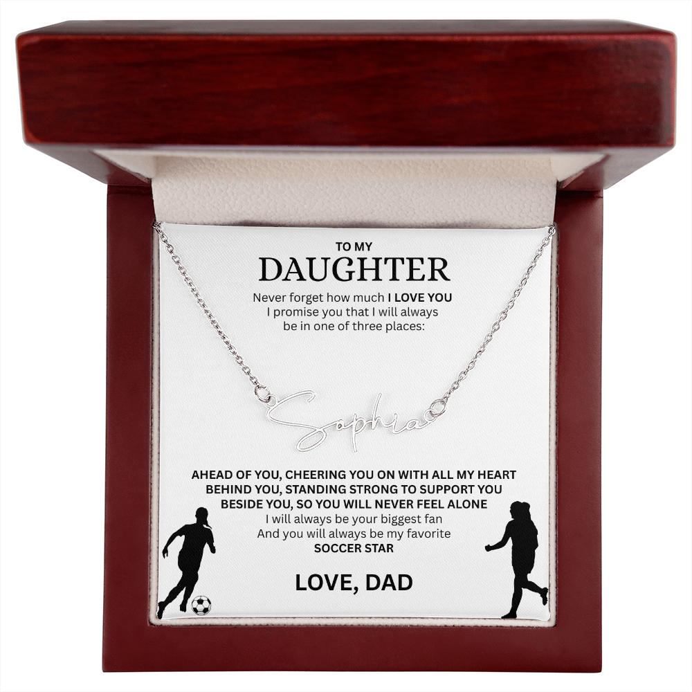 Recognize her greatness with a "Signature Name Necklace"