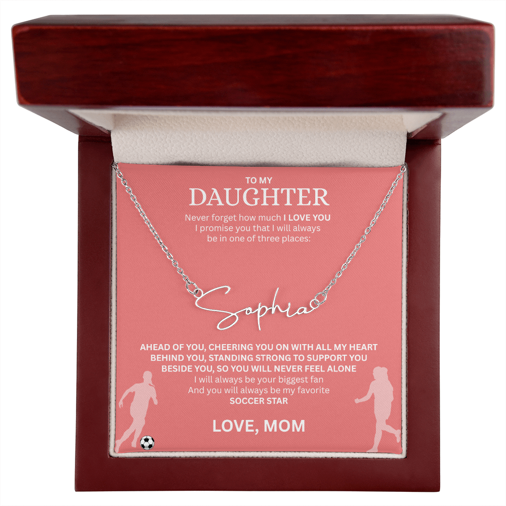 Recognize her greatness with a "Signature Name Necklace"