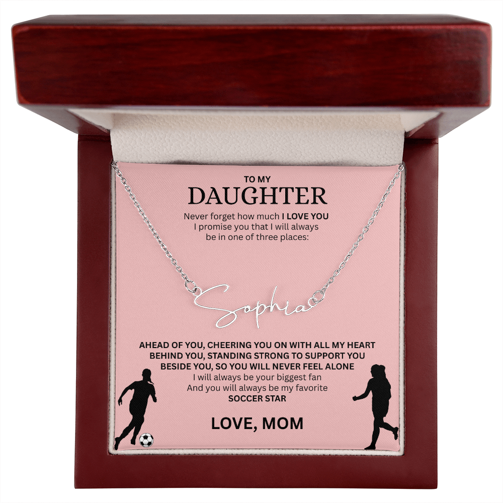 Recognize her greatness with a "Signature Name Necklace"