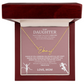 Commend your daughters hard work with this gift; the "Signature Name Necklace"