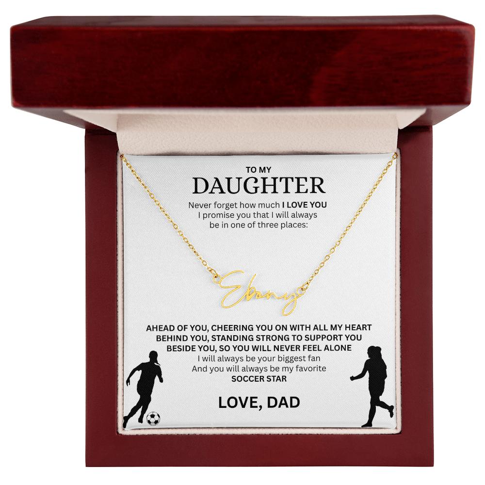 Recognize her greatness with a "Signature Name Necklace"