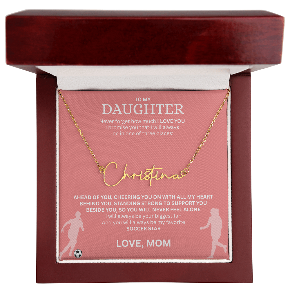 Recognize her greatness with a "Signature Name Necklace"