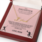 Shine a light on her success with this "Signature Name Necklace"